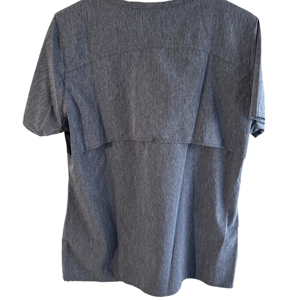 Carhartt Force Scrub Set Womens Medium Grey V-Neck Top Cargo Pants Heather - Picture 5 of 13